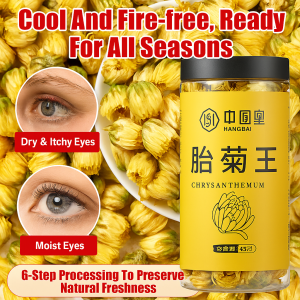 Zhongyuantang Taijuhuang Chrysanthemum Tea for Autumn Adults Suitable for Both Men and Women Clear and Sweet Taste with Active Ingredients