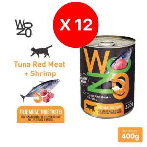 Wono(400g x12 Tin) Grain Free True Meat All Life Stages & Breeds Cat Can Food Cat Wet Food Makanan Kucing Basah 猫罐