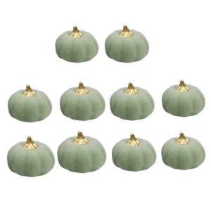 10pcs Hoa Lá Giả bọt bí ngô mùa thu thu hoạch trang trí cho Lễ Tạ Ơn Halloween decorationbasket và hiển thị