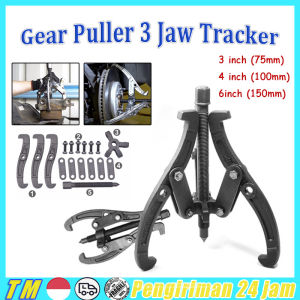 Treker 3 Kaki 3/4/6 Inch Gear Puller 3 Jaw Tracker Bearing Puller 3 Arm Kunci Treker Cvt Treker Bearing Treker Magnet Alat Melepas Bearing
