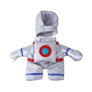 YITAQI Polyester Cat Astronaut Costumes Dog Cosplay Space Suit Siver Cat Clothes Astronaut Spacesuit Funny Soft Cat Cosplay Costume For Cats Dogs
