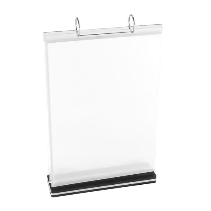 A4 Multi-Page Flip Display Card Label Display Stand Detachable Label ...