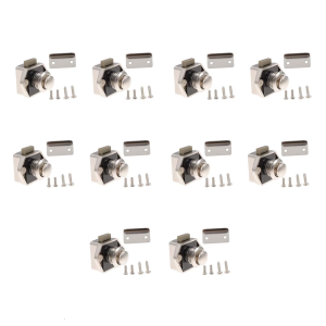 10pack Keyless Entry Push Button Lock High Strengths Zincs Alloys Waterproofed Door Lock for Outdoor Vehicles