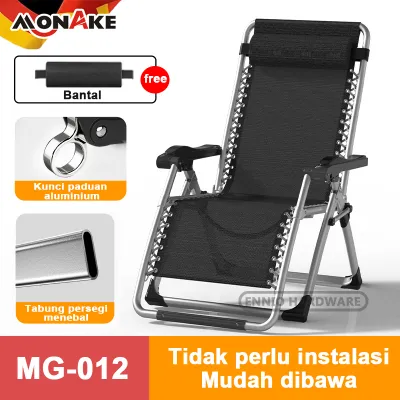 MONAKE Tempat tidur lipat Malas portable Kursi Lipat Piknik Kursi Santai Kasur kursi piknik Kursi Taman