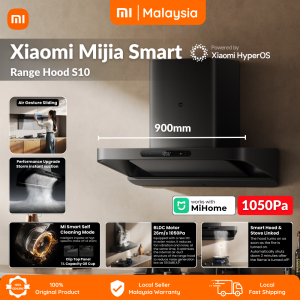 Xiaomi Mijia Smart Range Hood S10 Gas Stove AI Supercharged Kitchen Cooker Cavity Smoke DC Motor Asap Dapur 小米净油烟机 厨房抽风机