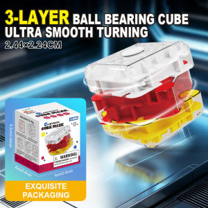 3D Maze Cube Rolling Ball Puzzle Handheld Brain Teaser Fidget Toy Stress Relief Kids Adult Family Game Travel Gift