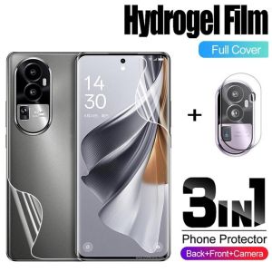 「3 in 1」OPPO Reno 13 Pro 5G | 13F | 12 Pro 5G 12 5G 12F 11 11F 10 Pro 5G F Hydrogel Screen Protector Front Back Lens