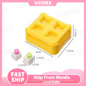 3pcs/set Mini Bear Rice Ball Mold DIY Vute Kitchen Sushi Embossing Creative Cartoon Mini Bento Baking Tools