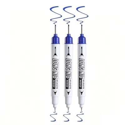 6Pcs/Set 20mm Waterproof Permanent Quick Drying Marker Pen Multifunctional Long Head Oily Metal Markers