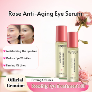 Rose Anti-wrinkle Eye Essence Oil Moisturizes Reduces Fine Lines Hydrolyzed Collagen Eye Cream Essence Essence To Reduce Fine Lines Around The Eyes Rose Anti-Aging Eye Serum  Rosehip Eye Treatment Oil