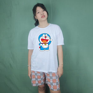 Setelan Kotak Doraemon Wanitaa // Setelan Wanita Kotak Doraemon