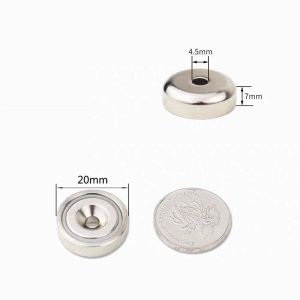 Neodymium Cup Magnets with Countersunk Hole 20/25/ 32/36mm Ring Rare Earth Magnets DIY Holding Tools