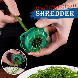 Green Onion Easy Slicer Shredder Plum Blossom Cut Green Onion Wire Drawing Kitchen Superfine Vegetable Shredder