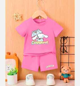 Stelan Kaos anak Perempuan CINNAMOROLL Untuk Usia 1-8 Tahun