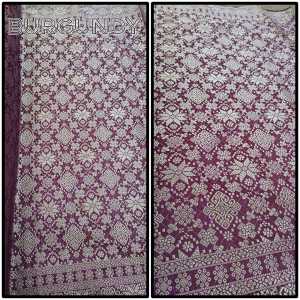 KAIN SONGKET SEMI PALEMBANG BAHAN ROK DAN PAKAIAN ADAT BAHAN SONGKET HARGA 50CM