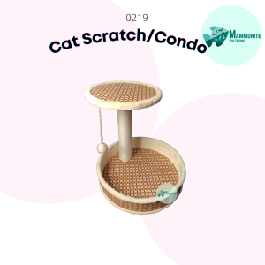 Pet Cat Condo Scratch Post Board Toy Interactive Play LZ0221