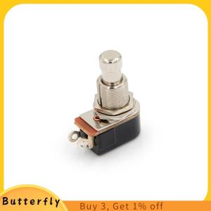 Butterfly สวิทช์กีต้าร์ไฟฟ้าใหม่ Momentary PUSH button Foot SWITCH SPST