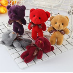 Móc khóa gấu bông gấu teddy đẹp xịn siêu hot (12cm) móc khóa đẹp để treo balo túi xách chìa khóa xe