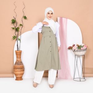 Mybamus Tikafisi Overall Midi Dress