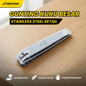 MONTANA Gunting Kuku Kecil Stainless Steel 7.5 Cm Nail Clipper Perawatan Tangan TNC-07/Retail