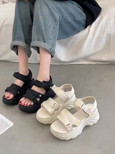 [Free Shipping] WomenS Summer Thick-Soled Sports Sandals High-End 2026 New Style Wedge Beach Roman Shoes