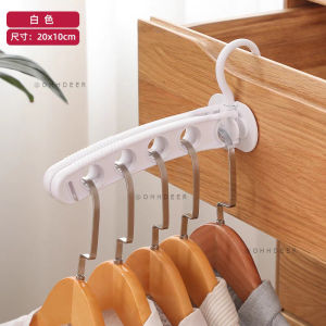 OHHDEER Multifunctional Folding Travel Hanger Foldable Clothes Hanger Rack Clothes Storage Organizer