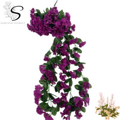 KOREAN BUNGA JUNTAI DAISY / BUNGA GANTUNG JUNTAI SAKURA / BUNGA ARTIFICIAL - BUNGA HIAS DINDING / CZ-100