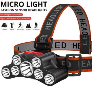 Headlamp - Senter LED Kepala cas usb Rechargeable super terang Outdoor