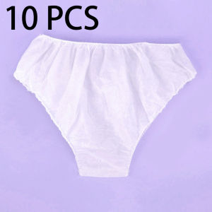 10Pcs SPA Travel Panty Disposable Portable for Women Non-woven Underwear Hygiene