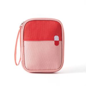Portable Medicine Bag Travel First Aid Kit Bag Emergency Pouch Beg Ubat Organiser Storage Bag Medical Organizer T07