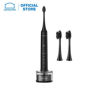 Bàn chải đánh răng điện Lock&Lock ENR346 - Sạc không dây - 4 chế độ làm sạch - tặng kèm hai đầu chải - Hàng chính hãng - Bảo hành 2 năm