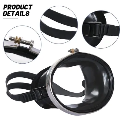 Stainless Diving Goggles Fisherman Swimming Goggles HD Waterproof Tempered Glass