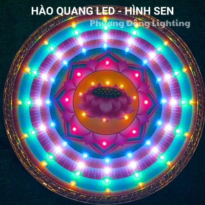 Đèn LED Hào quang bàn thờ Phật nhiều kích cỡ dài 15cm 18cm 22cm 25cm 30cm.
