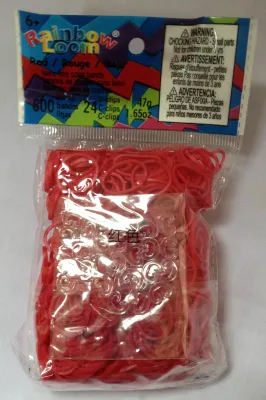 Rainbow Loom Refill (Red Opaque)