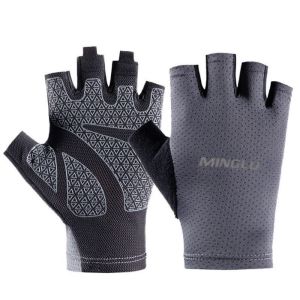 SERAPHYXO 1 Pair Padded Half Finger Cycling Gloves Light Weight Anti-Slip Fitness Fingerless Gloves Cycling Equipment Shock-Absorbing Cycling Gloves Road Bike