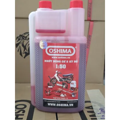 Dầu Nhớt 2 thì 2 kỳ pha xăng Oshima 1 Lít Chính hãng