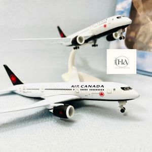 Mô hình Trưng Bày Máy Bay  dân dụng Boeing 787-8 Hãng Hàng Không Lớn Nhất Canada “AIR CANADA”_ Mô Hình Hợp Kim Cao Cấp