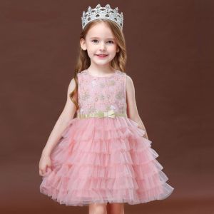 Unlimited X Girls Dress Princess Dress Party Dress Show Dress Layer Dress Age 3-13-year-old Size 100-150cm