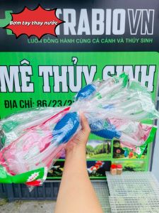 Ống bơm tay thay nước hút cặn hút phân cá và thay nước hồ cá bể cá