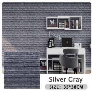 30pcs 35*35cm Big Size 3D Ceiling Wallpaper Roof Waterproof Adhesive Wall Decor Foam Stickers