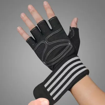 [MẪU MỚI] Găng tay tập gym thể thao cao cấp có dây cuốn cổ tay mềm mại thoải mái khi vận động