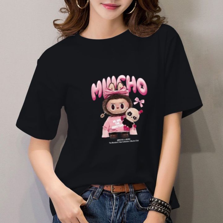 LABUBU%20tshirt%20women%20Ladies%20Tshirt%20Cotton%20Round%20Neck%20Tshirt%20Korean%20Shirt%20For%20Women%20Tees%20womens%20tshirt%20original%20t%20shirt%20for%20women%20tshirt%20for%20women%20Tshirt%20Cotton%20for%20women%20t%20shirts%20for%20women%20panglakad%20Tshirt%20women%20-%20Image%205