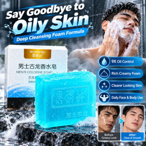 Men Cologne Scented Oil Soap Essential Oil Bath Bar For Daily Shower Cleansing Soap With Cologne Aroma Ideal For Men Grooming
