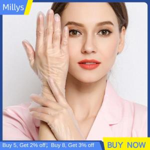 Millys 100 cái thực phẩm dùng một lần găng tay nhựa phụ kiện nhà bếp cho nhà hàng BBQ