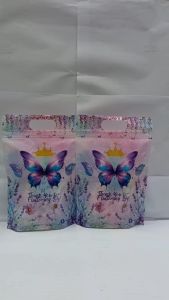 10pcs fairy butterfly garden enchanted design candy bag ziplock stand pouch wedding baby shower