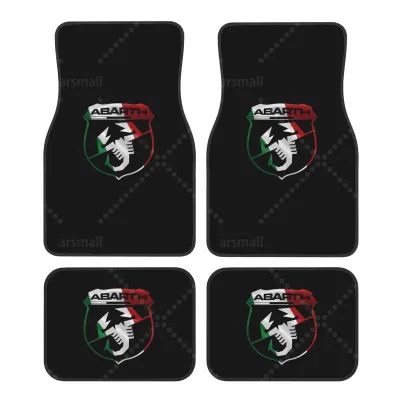 Car Floor Mats Set Of 4 Pieces Universal Auto Front And Rear Non-Slip Foot Mats Car Mat Accessories Decor
