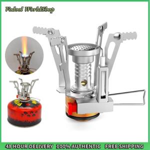Vodool 3000W Outdoor Mini Gas Stove with Piezo Camping One-piece Gas Stove Tourist Camping Burners for Camping Hiking