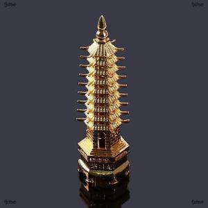 [COD] fjdse หอศึกษาฮวงจุ้ยอัลลอยด์เหวินฉางเจดีย์เครื่องประดับตั้งโต๊ะ