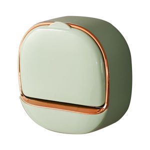 Wall-mounted Bathroom Luxury Soap Box Drawer Soap Dish ﻿Soap Holder Drain Household Laundry Soap Rack