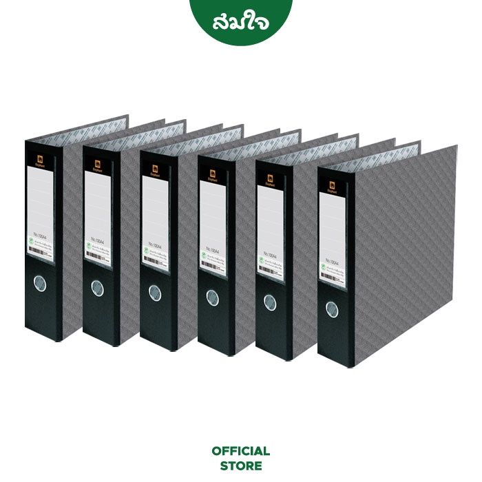 [แพ็ค 6 ชิ้น] Elephant แฟ้ม แฟ้มใส่เอกสาร แฟ้มสันกว้าง A4 สัน 3 นิ้ว No ...